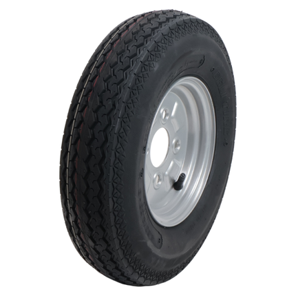 Deli Tire Roue complète de remorque - 4.00-8 - entraxe : 4x100 - capacité de charge : 265 kg - diamètre du moyeu : 60 mm - 4PR