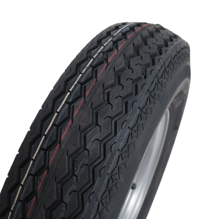 Deli Tire Roue complète de remorque - 4.00-8 - entraxe : 4x100 - capacité de charge : 265 kg - diamètre du moyeu : 60 mm - 4PR