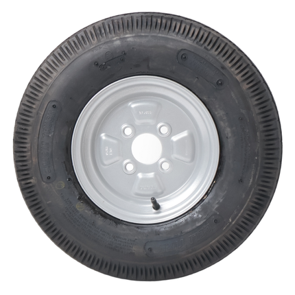 Deli Tire Roue complète de remorque - 5.20-10 - entraxe : 4x100 - capacité de charge : 280 kg - diamètre du moyeu : 60 mm - 4PR
