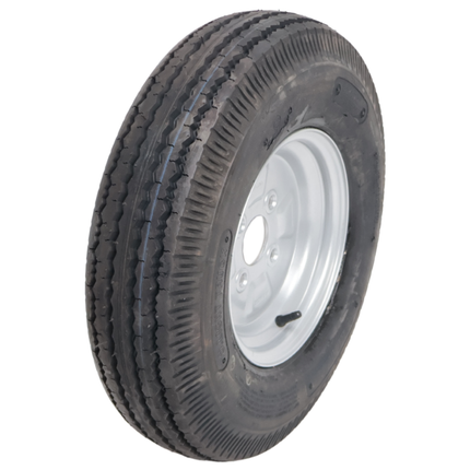 Deli Tire Roue complète de remorque - 5.20-10 - entraxe : 4x100 - capacité de charge : 280 kg - diamètre du moyeu : 60 mm - 4PR