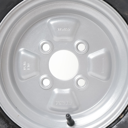 Deli Tire Roue complète de remorque - 5.20-10 - entraxe : 4x100 - capacité de charge : 280 kg - diamètre du moyeu : 60 mm - 4PR