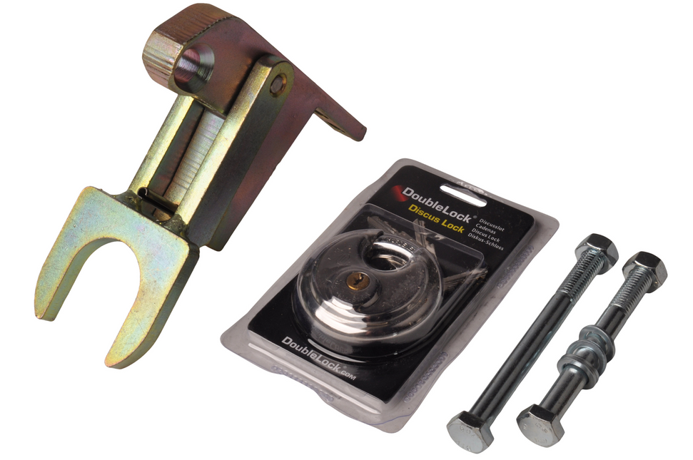 DoubleLock DoubleLock A60 Fixed Lock - Serrure d'attelage de base pour Têtes d'attelage non freinées - 2x vertical M12