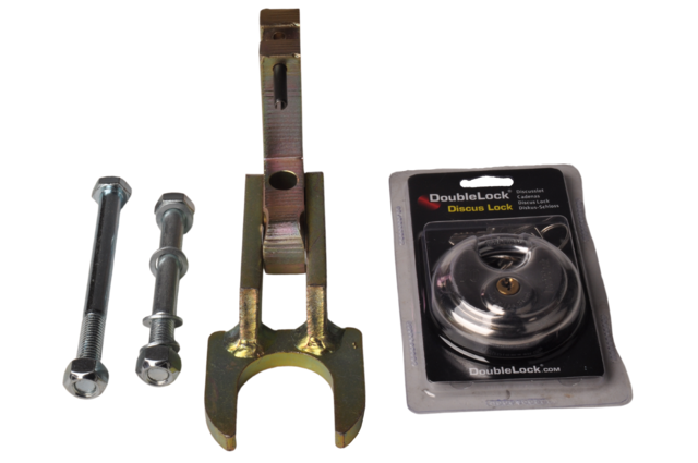 DoubleLock DoubleLock A60 Fixed Lock - Serrure d'attelage de base pour Têtes d'attelage non freinées - 2x vertical M12