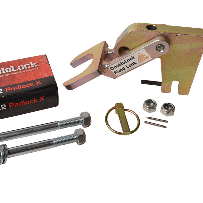 DoubleLock DoubleLock A60 - Serrure de chariot homologuée SCM pour Têtes d'attelage non freinées