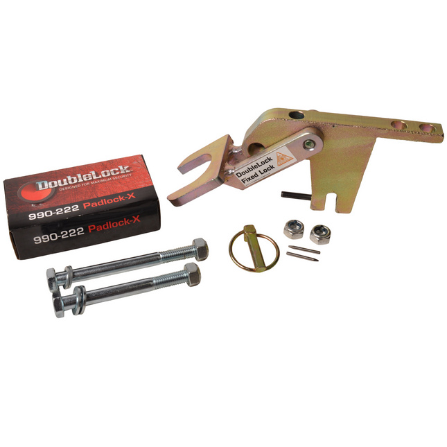 DoubleLock DoubleLock A60 - Serrure de chariot homologuée SCM pour Têtes d'attelage non freinées