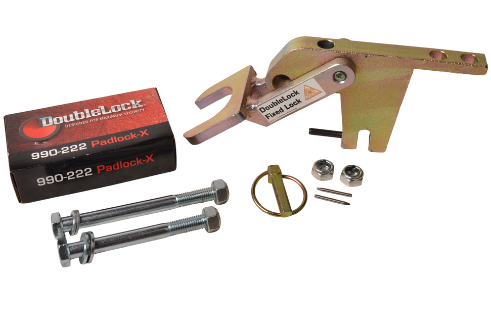 DoubleLock DoubleLock A60 - Serrure de chariot homologuée SCM pour Têtes d'attelage non freinées