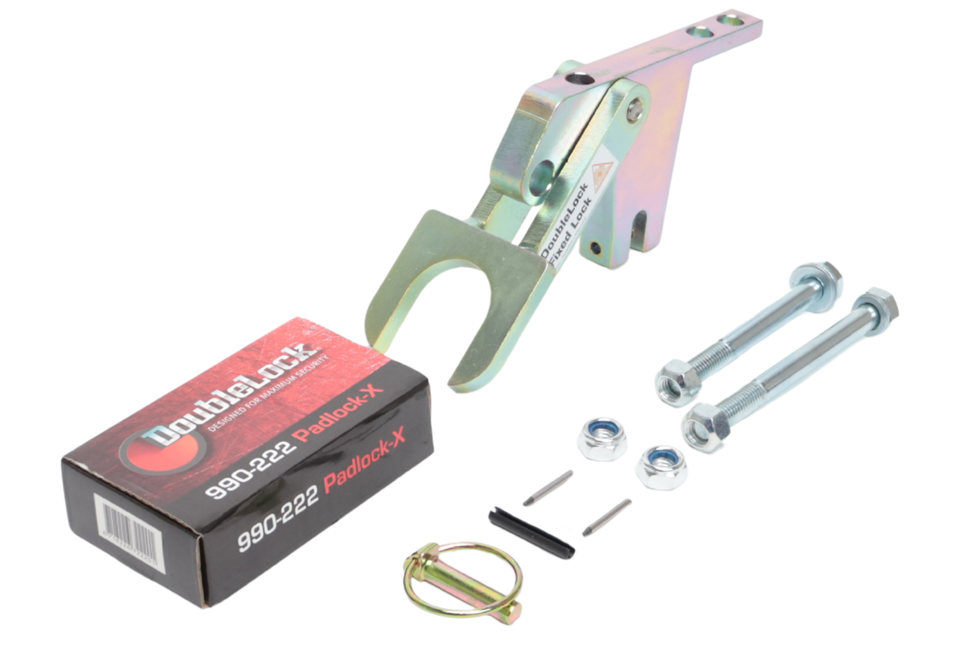 DoubleLock DoubleLock A60 - Serrure de chariot homologuée SCM pour Têtes d'attelage non freinées