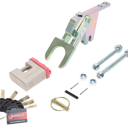 DoubleLock DoubleLock A60 - Serrure de chariot homologuée SCM pour Têtes d'attelage non freinées