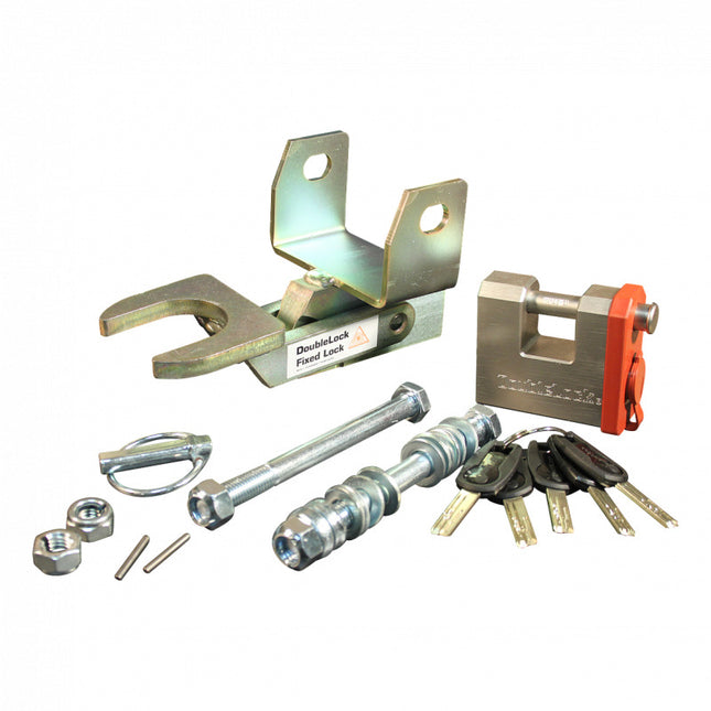 DoubleLock DoubleLock EM350 Fixed Lock - Antivol de Tête approuvé par le SCM pour Boîtier d'attelage freinée