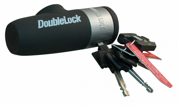 DoubleLock DoubleLock SCM-approuvé serrure à barre pour Loop Chain - 5 clés incluses
