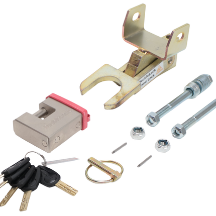 DoubleLock DoubleLock Type C Fixed Lock - Antivol de Tête approuvé par le SCM pour attelage freiné