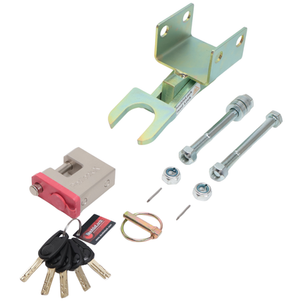 DoubleLock DoubleLock WAK35 Fixed Lock - Antivol de Tête approuvé par le SCM pour Boîtier d'attelage freinée