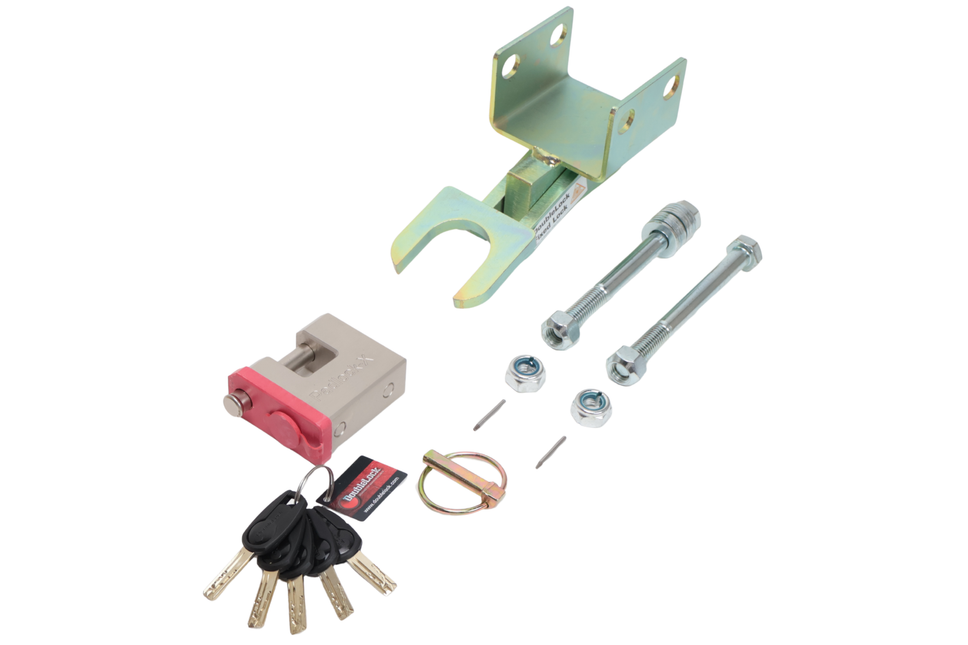 DoubleLock DoubleLock WAK35 Fixed Lock - Antivol de Tête approuvé par le SCM pour Boîtier d'attelage freinée