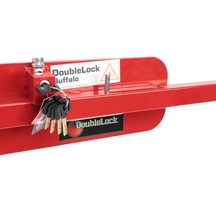 DoubleLock Serrages de roue Buffalo Compact - adaptés aux roues/jantes de 13, 14 et 15 pouces - testés SCM