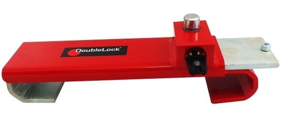 DoubleLock Serrure de conteneur DoubleLock de qualité lourde - testée SCM - 5 clés incluses