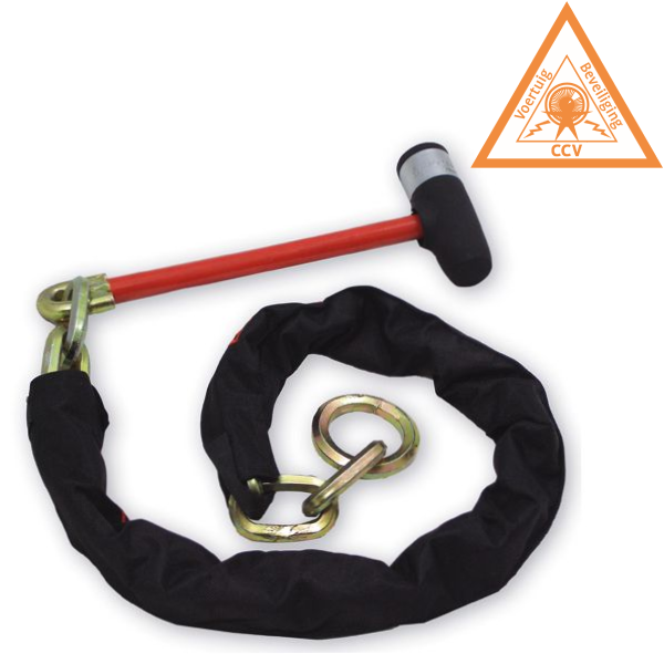 DoubleLock Serrures à chaîne/Loop Chain - longueur 200 cm - testé SCM - fonction de serrage de roue