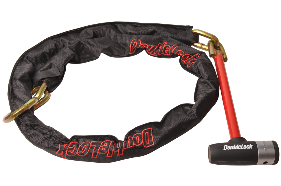 DoubleLock Serrures à chaîne/Loop Chain - longueur 200 cm - testé SCM - fonction de serrage de roue