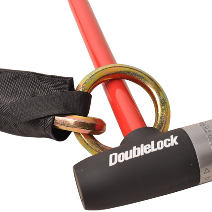 DoubleLock Serrures à chaîne/Loop Chain - longueur 200 cm - testé SCM - fonction de serrage de roue