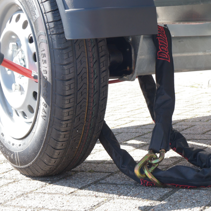 DoubleLock Serrures à chaîne/Loop Chain - longueur 200 cm - testé SCM - fonction de serrage de roue