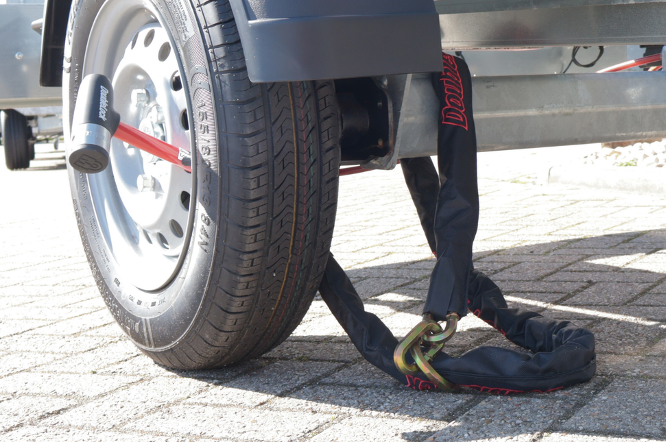 DoubleLock Serrures à chaîne/Loop Chain - longueur 200 cm - testé SCM - fonction de serrage de roue