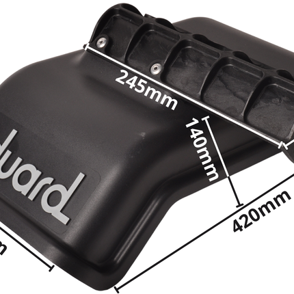 Eduard Eduard Garde boue gauche avec support - 420x220x140 mm