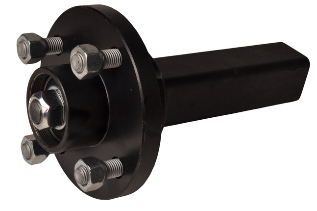 FAD Moyeu non freiné avec fusée d'essieu - 4x100 - fusée d'essieu 40x150 mm - grande vitesse