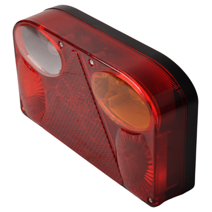 Fristom Feu arrière de remorque - Fristom FT-088 - droite - 240x138x56 mm - ampoule - avec feu de recul