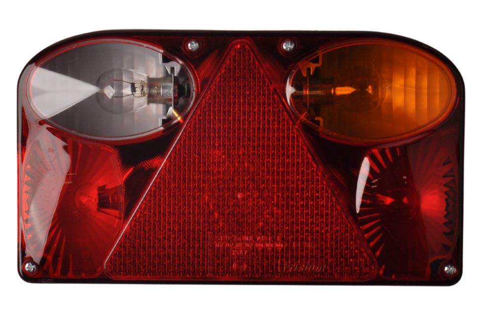 Fristom Feu arrière de remorque - Fristom FT-088 - droite - 240x138x56 mm - ampoule - avec feu de recul