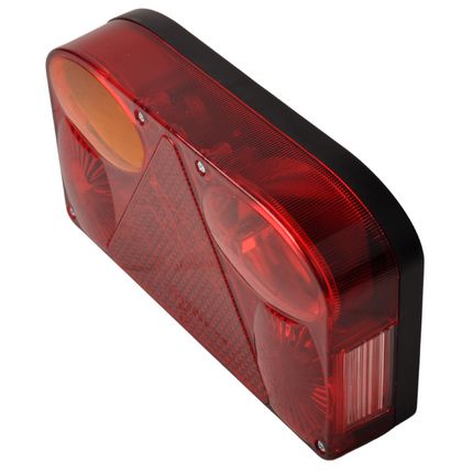 Fristom Feu arrière de remorque - Fristom FT-088 - gauche - 240x138x56 mm - ampoule - avec feu de brouillard