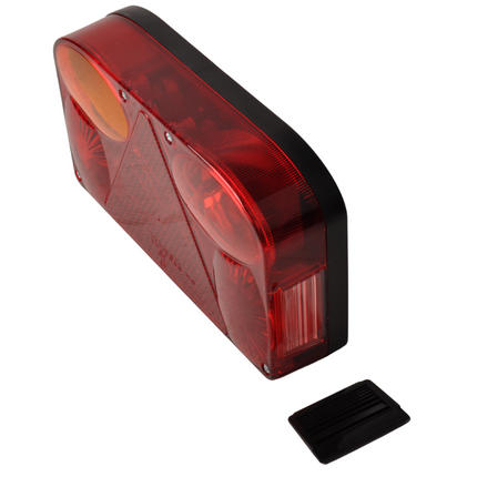 Fristom Feu arrière de remorque - Fristom FT-088 - gauche - 240x138x56 mm - ampoule - avec feu de brouillard
