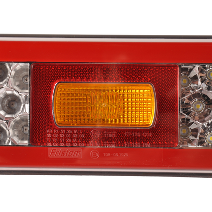 Fristom Feu arrière de remorque - Fristom FT-130 LED - droite - 220x110x50,5 mm - avec feu de recul