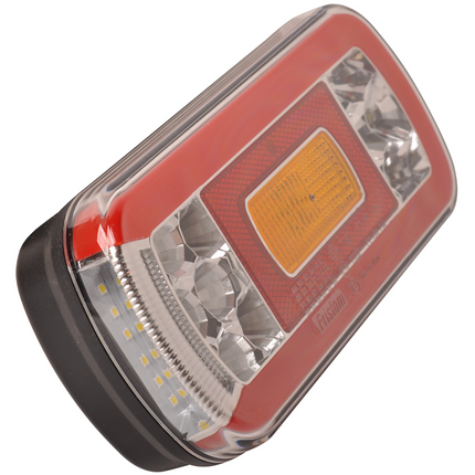 Fristom Feu arrière de remorque - Fristom FT-130 LED - droite - 220x110x50,5 mm - avec feu de recul