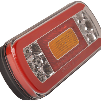 Fristom Feu arrière de remorque - Fristom FT-130 LED - gauche - 220x110x50,5 mm - avec feu de brouillard