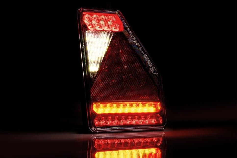 Fristom Feu arrière de remorque - Fristom FT-277 LED - droite - 211x146x49 mm - avec feu de recul