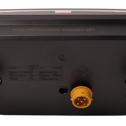 Fristom Feu arrière de remorque - Fristom - gauche - 200x130x50 mm - connecteur Aspöck - avec résistance intégrée