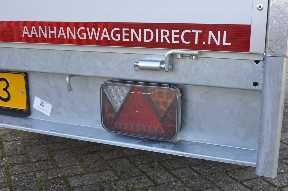 Fristom Feu arrière Fristom droit avec résistance intégrée 200x130x50 mm - facile à connecter avec les prises Aspöck