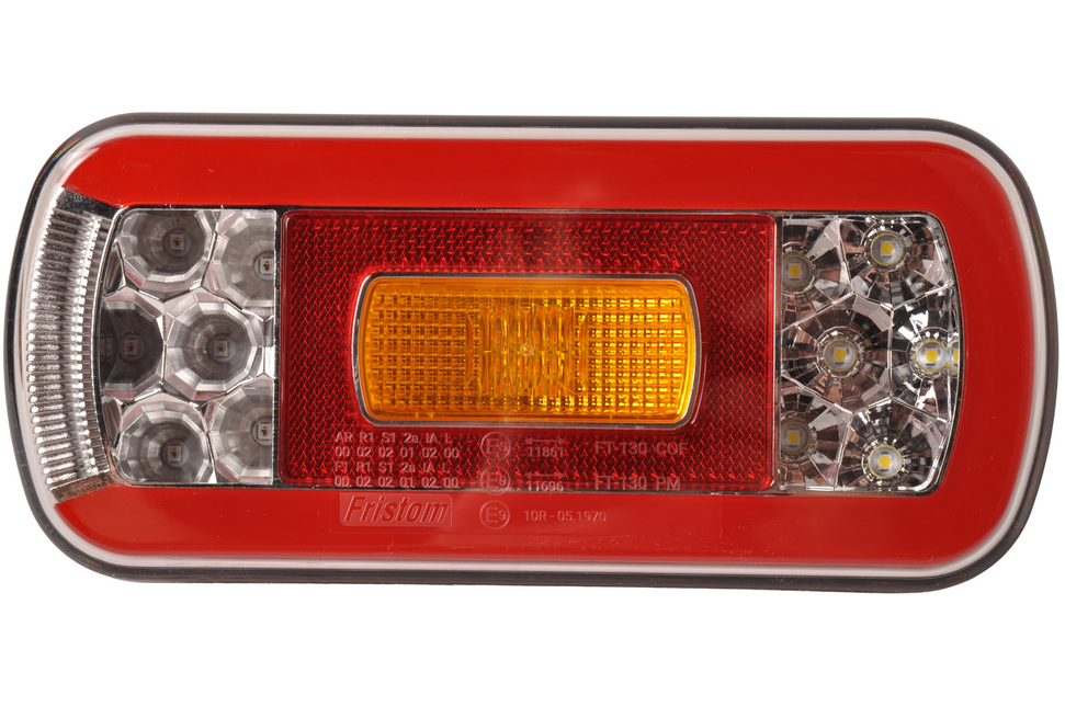 Fristom Fristom FT-130 droit - avec feu de recul - LED 220x110x50,5 mm