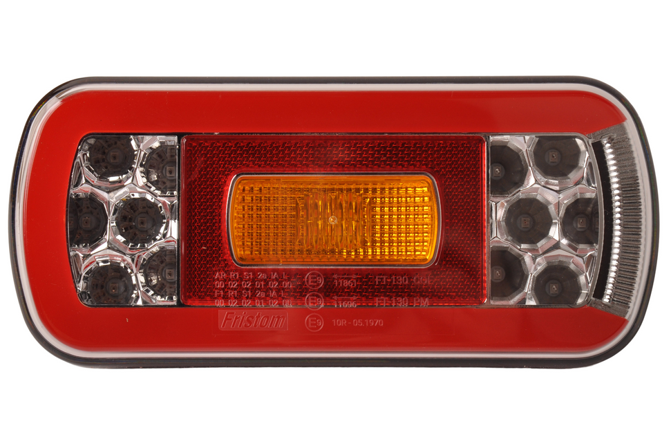 Fristom Fristom FT-130 gauche - y compris les feux de brouillard - LED 220x110x50,5 mm