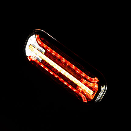 Fristom Fristom FT-230 droit - avec feu de recul - LED 215x95x38 mm - avec clignotant dynamique