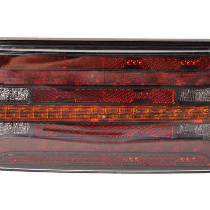 Fristom Fristom FT-230 droit - avec feu de recul - LED 215x95x38 mm - avec clignotant dynamique