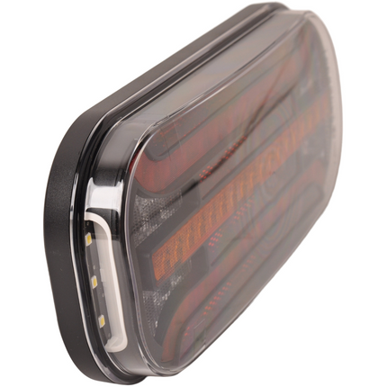 Fristom Fristom FT-230 droit - avec feu de recul - LED 215x95x38 mm - avec clignotant dynamique