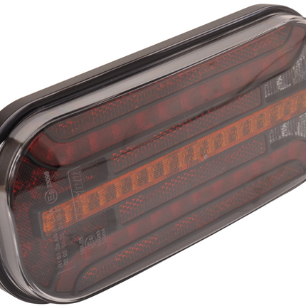 Fristom Fristom FT-230 gauche - inclus feu antibrouillard - LED 215x95x38 mm - avec clignotant dynamique