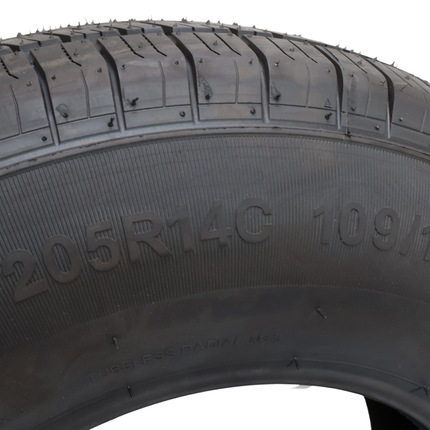 GT RADIAL Pneu sans chambre à air - 205R14C - capacité de charge : 1030kg