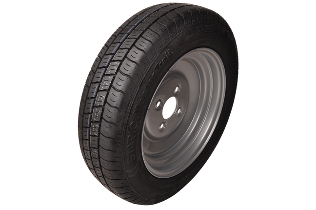 GT RADIAL Roue complète 12 pouces - 140/70R12C pneu + jante - Opel Pitch : 4x100 - 530 kg - 60 mm diamètre du moyeu