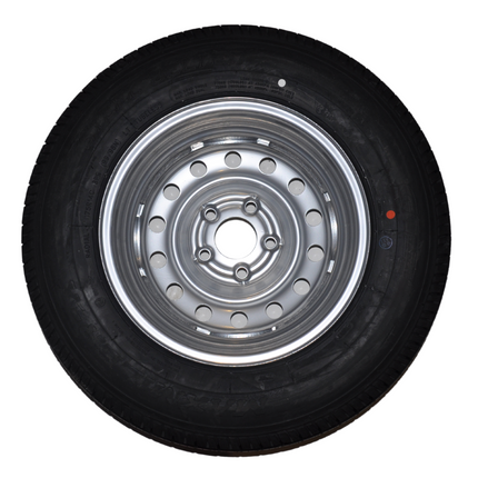 GT RADIAL Roue complète 175R14C pneu + jante (cercle de trous 5x112) 775kg diamètre du moyeu: 67 mm