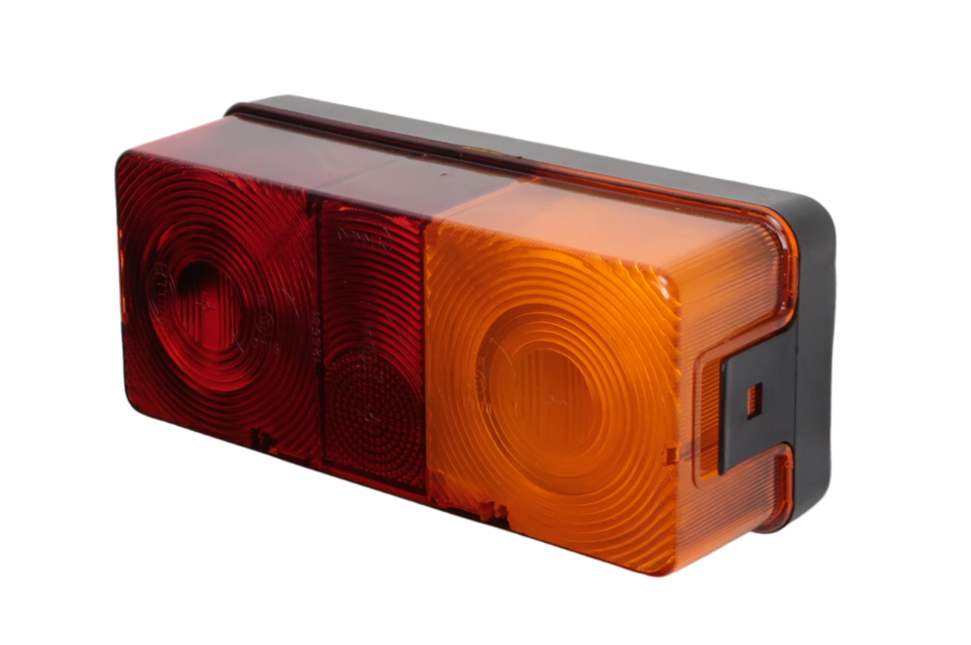 Hella Feu arrière de remorque - Hella - 3 chambres - droite - 75x170x62 mm