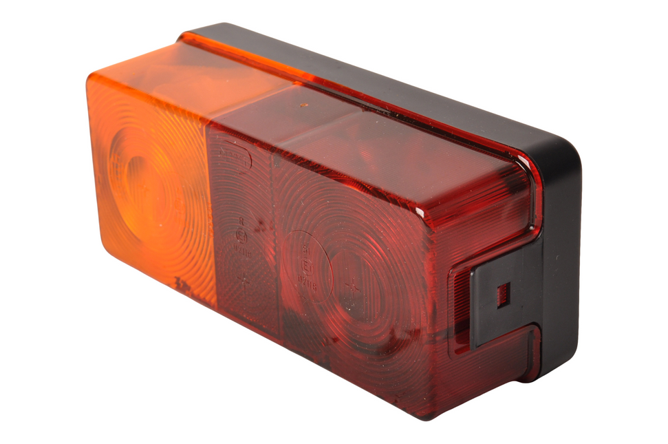 Hella Feu arrière de remorque - Hella - 3 chambres - gauche - 75x170x62 mm