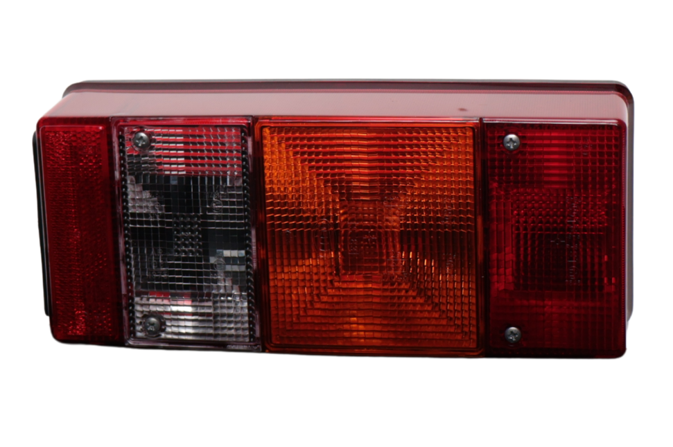 Hella Feu arrière de remorque - Hella - 4 chambres - droite - 246x108x66 mm - raccordement par cosse plate - avec feu de recul