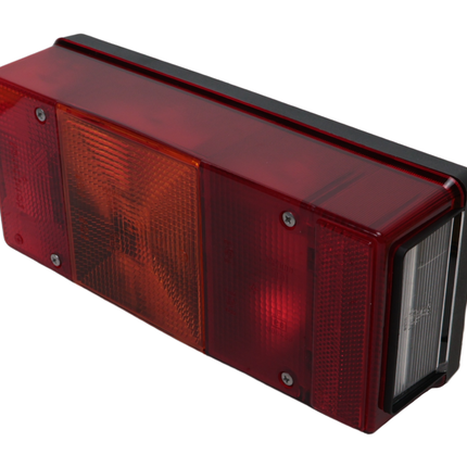 Hella Feu arrière de remorque - Hella - 4 chambres - gauche - 246x108x66 mm - raccordement par cosse plate