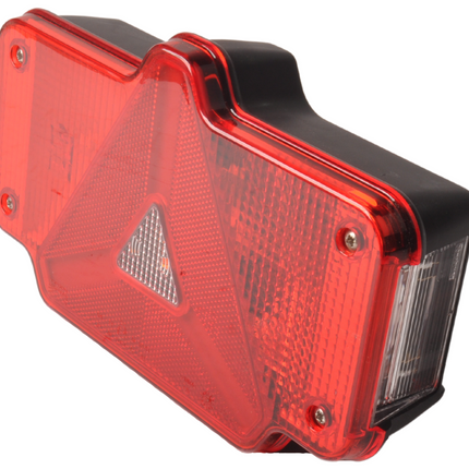 Humbaur Feu arrière de remorque - Humbaur - gauche - raccordement par connecteur 5 broches baïonnette - avec feu de brouillard